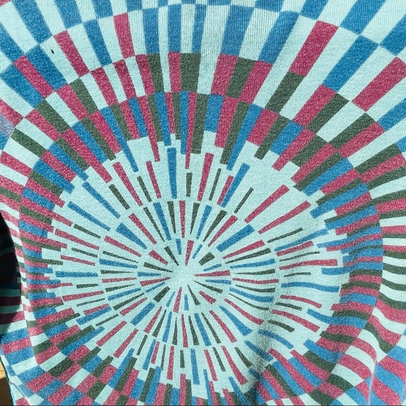 Vintage and Numbered 1997 Custo Barcelona Psychedelic Flower Long Sleeve Top - Picture 7 of 16